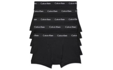 Calvin Klein Men's 5 pieces trunks - Black